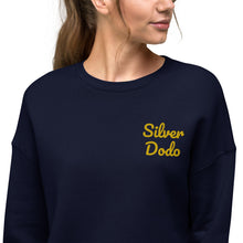 Load image into Gallery viewer, Sudadera Crop Leva bordado lateral amarillo