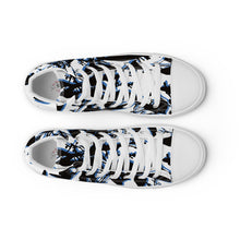 Load image into Gallery viewer, Zapatillas de lona de caña alta para mujer estampado naturaleza oscura