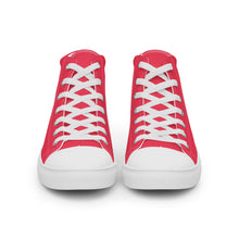 Load image into Gallery viewer, Zapatillas de lona de caña alta para mujer radical red