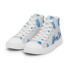 Load image into Gallery viewer, Zapatillas de lona de caña alta para mujer corazones