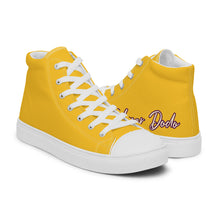 Load image into Gallery viewer, Zapatillas de lona de caña alta para mujer amarillo