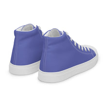 Load image into Gallery viewer, Zapatillas de lona de caña alta para mujer medium slate blue