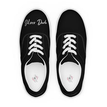 Load image into Gallery viewer, Zapatillas de lona con cordones para mujer negro Perfecto