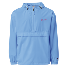 Cargar imagen en el visor de la galería, Chaqueta bordada plegable Champion con Silver Dodo. Bordado fucsia
