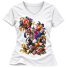Cargar imagen en el visor de la galería, Camiseta suelta mujer Extravaganzza blanco
