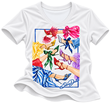 Cargar imagen en el visor de la galería, Camiseta para mujer High Heels Society blanco
