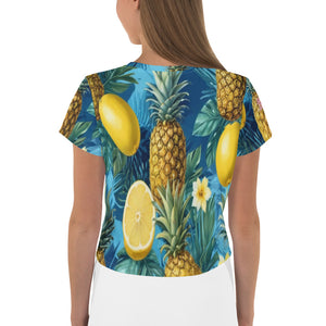 Camiseta corta all over Tropical Twist