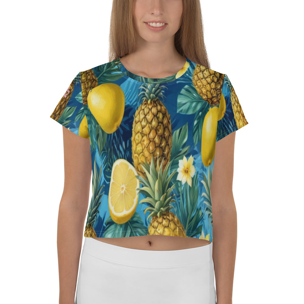 Camiseta corta all over Tropical Twist