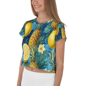 Camiseta corta all over Tropical Twist