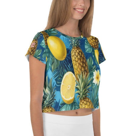 Camiseta corta all over Tropical Twist