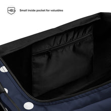 Load image into Gallery viewer, Bolsa de viaje Midnight Polka Elegance
