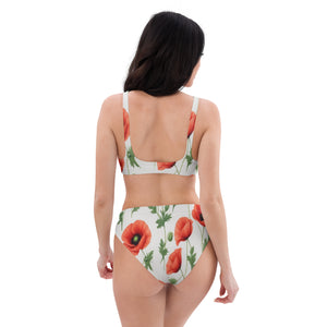 Bikini reciclado talle alto Brisa de Amapolas