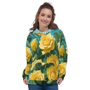 Sudadera unisex Golden Bloom