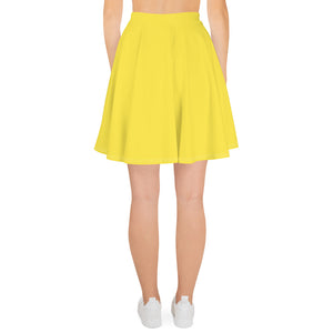 Falda skater Silvana amarillo paris daisy