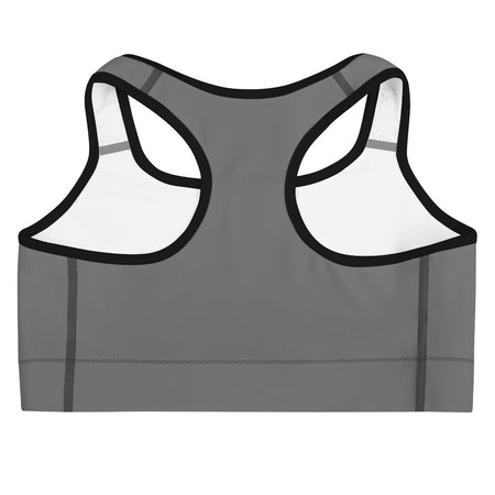 Sujetador deportivo gris basic