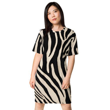 Load image into Gallery viewer, Vestido camiseta Zebra
