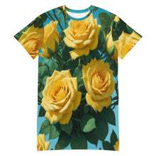 Load image into Gallery viewer, Vestido camiseta Golden Bloom
