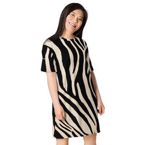 Vestido camiseta Zebra