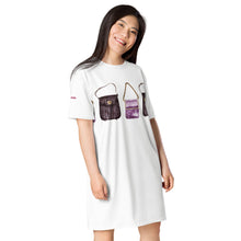 Load image into Gallery viewer, Vestido camiseta AGLAË blanco
