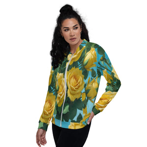 Chaqueta bomber unisex Golden Bloom