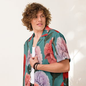 Camisa de manga corta unisex Carnation Pop