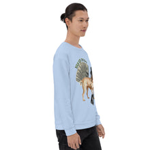 Load image into Gallery viewer, Sudadera unisex Gangster azul hawkes
