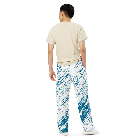 Pantalón ancho unisex estampado abstract 38