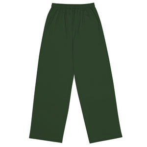 Pantalón ancho  unisex verde mirto