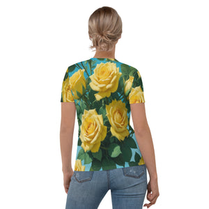 Camiseta para mujer Golden Bloom