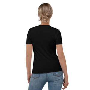 Camiseta para mujer Éclat d'Émeraude negro