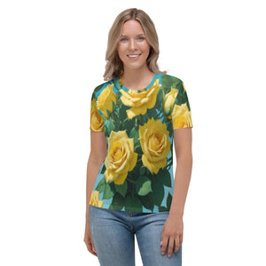 Camiseta para mujer Golden Bloom