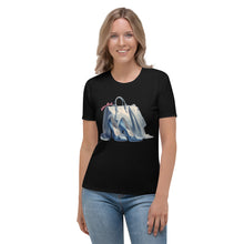 Load image into Gallery viewer, Camiseta para mujer Glam Steps negro
