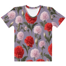 Load image into Gallery viewer, Camiseta para mujer Silken Carnations
