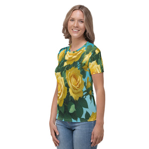 Camiseta para mujer Golden Bloom