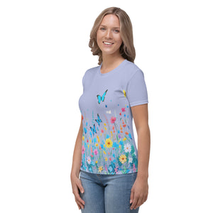 Camiseta para mujer Petal Dance perano