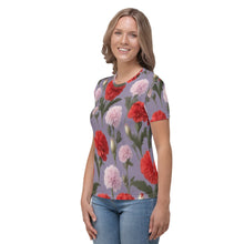 Load image into Gallery viewer, Camiseta para mujer Silken Carnations
