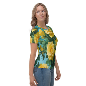 Camiseta para mujer Golden Bloom