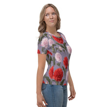 Load image into Gallery viewer, Camiseta para mujer Silken Carnations
