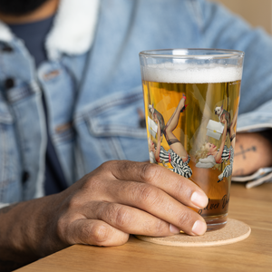 Vaso de cerveza Tara transparente