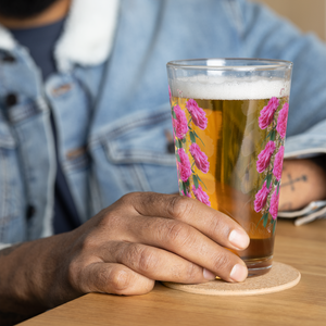 Vaso de cerveza Rosas