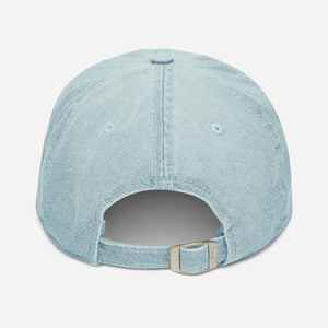 Gorra vaquera bordado gris