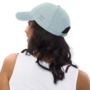 Gorra vaquera bordado gris