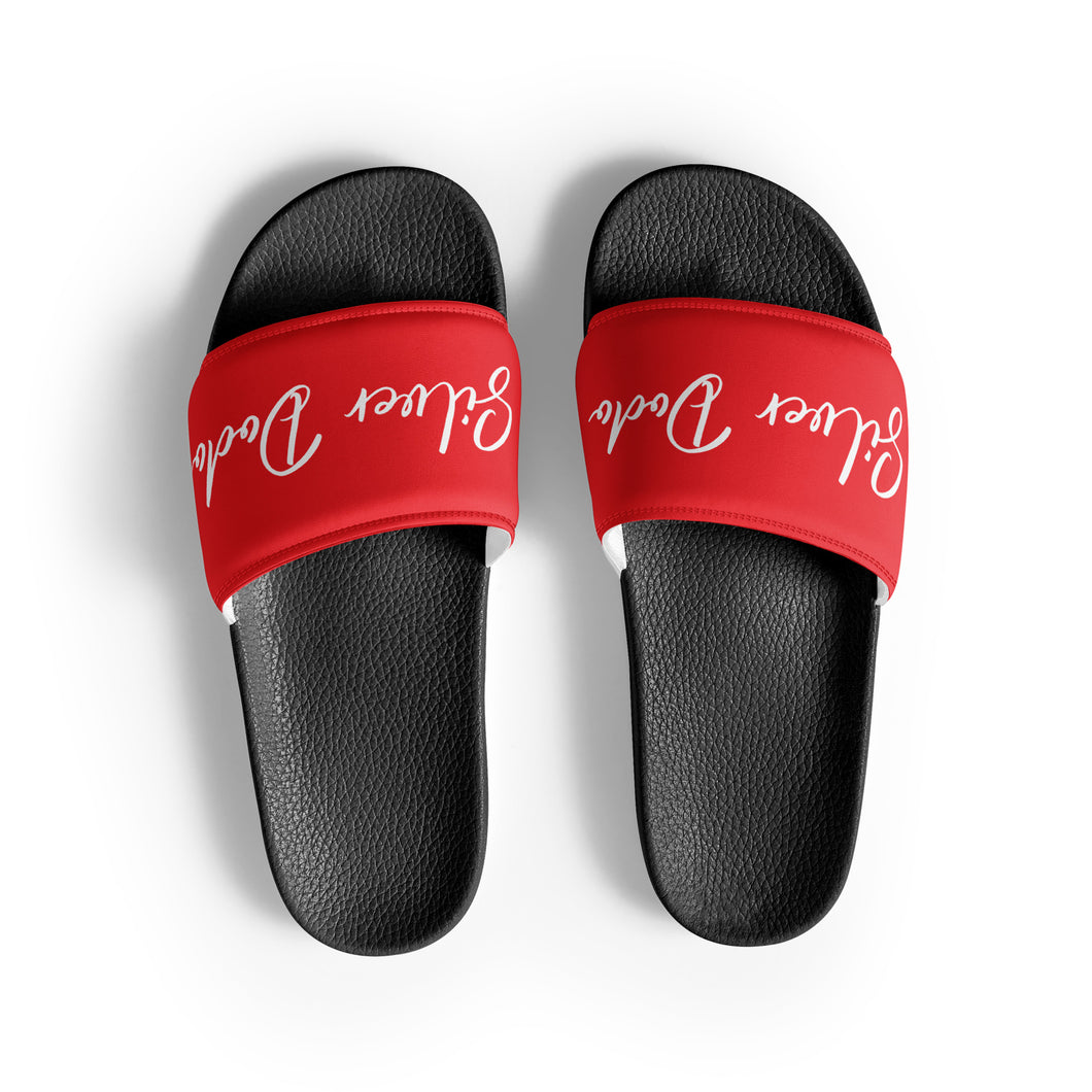 Sandalias para hombre rojo