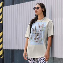 Load image into Gallery viewer, Camiseta oversize con efecto desgastado Bunnies
