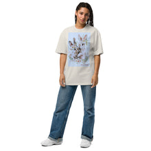 Load image into Gallery viewer, Camiseta oversize con efecto desgastado Bunnies
