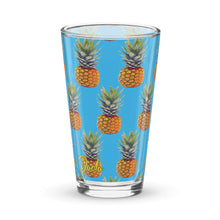 Load image into Gallery viewer, Vaso de cerveza Piñas azul
