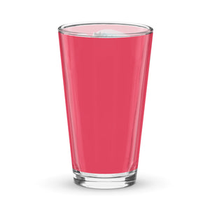 Vaso de cerveza Sirena rojo radical