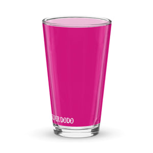 Vaso de cerveza Adrienna rojo violeta medio