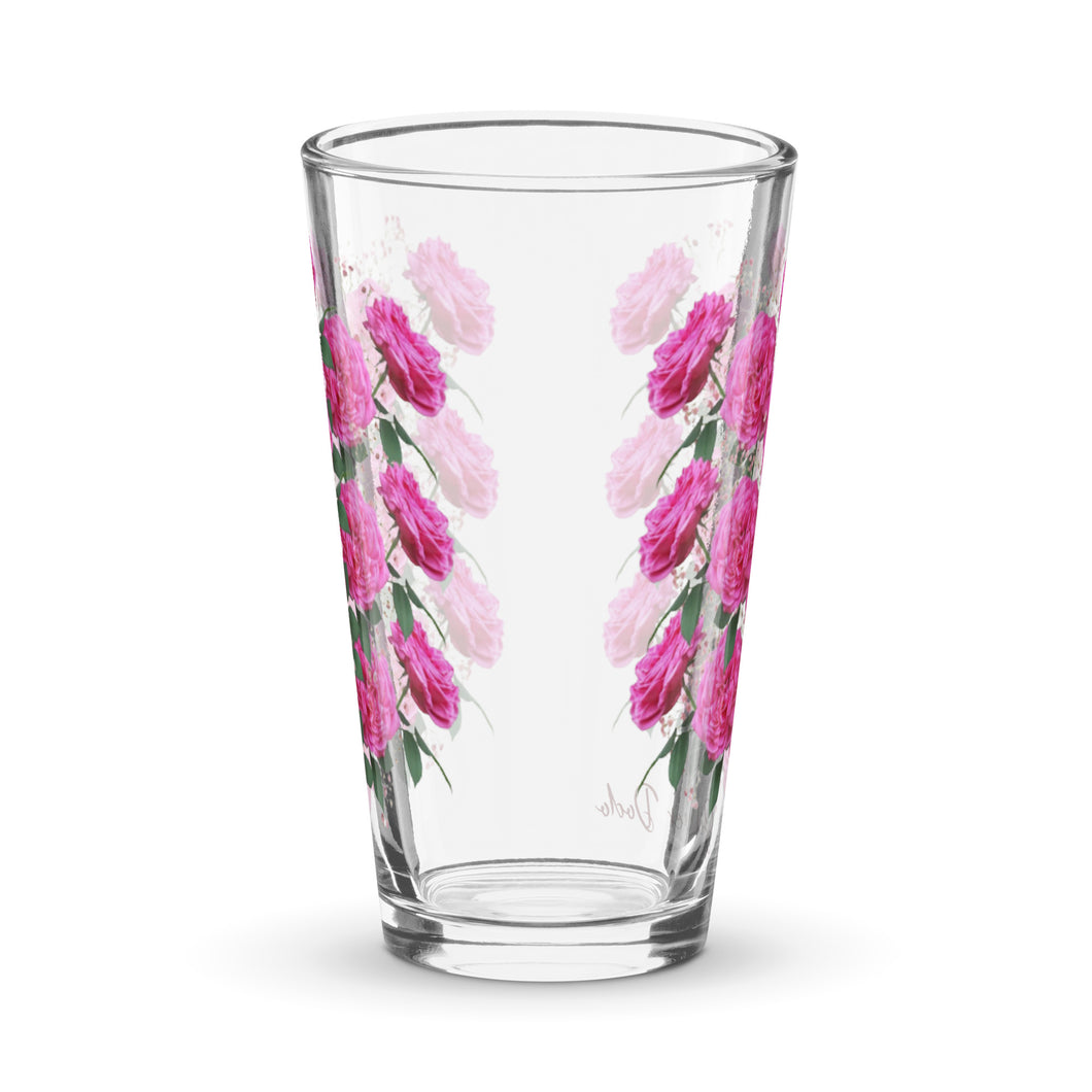 Vaso de cerveza Rosas