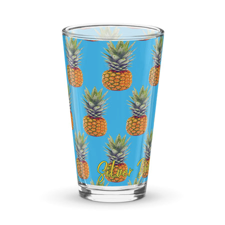 Vaso de cerveza Piñas azul